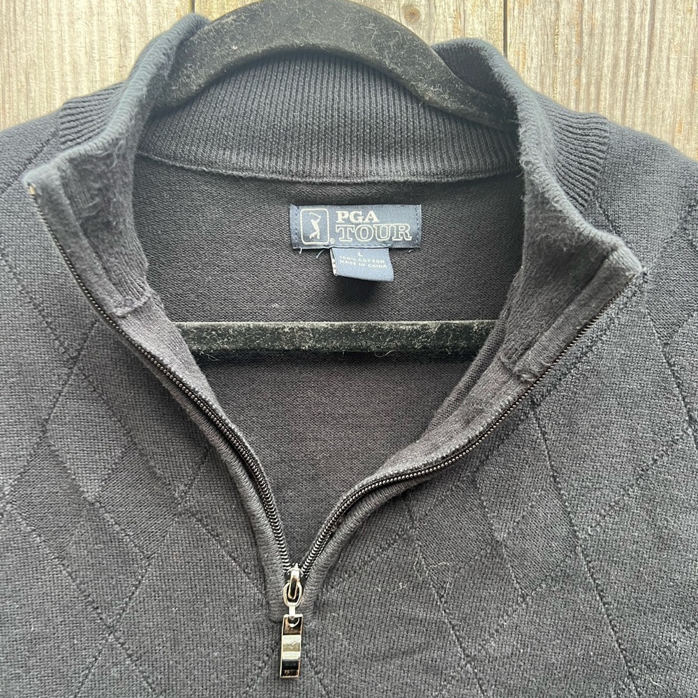 PGA‎ Tour Mens 1/4 zip sweater vest sz Large - Picture 3 of 9